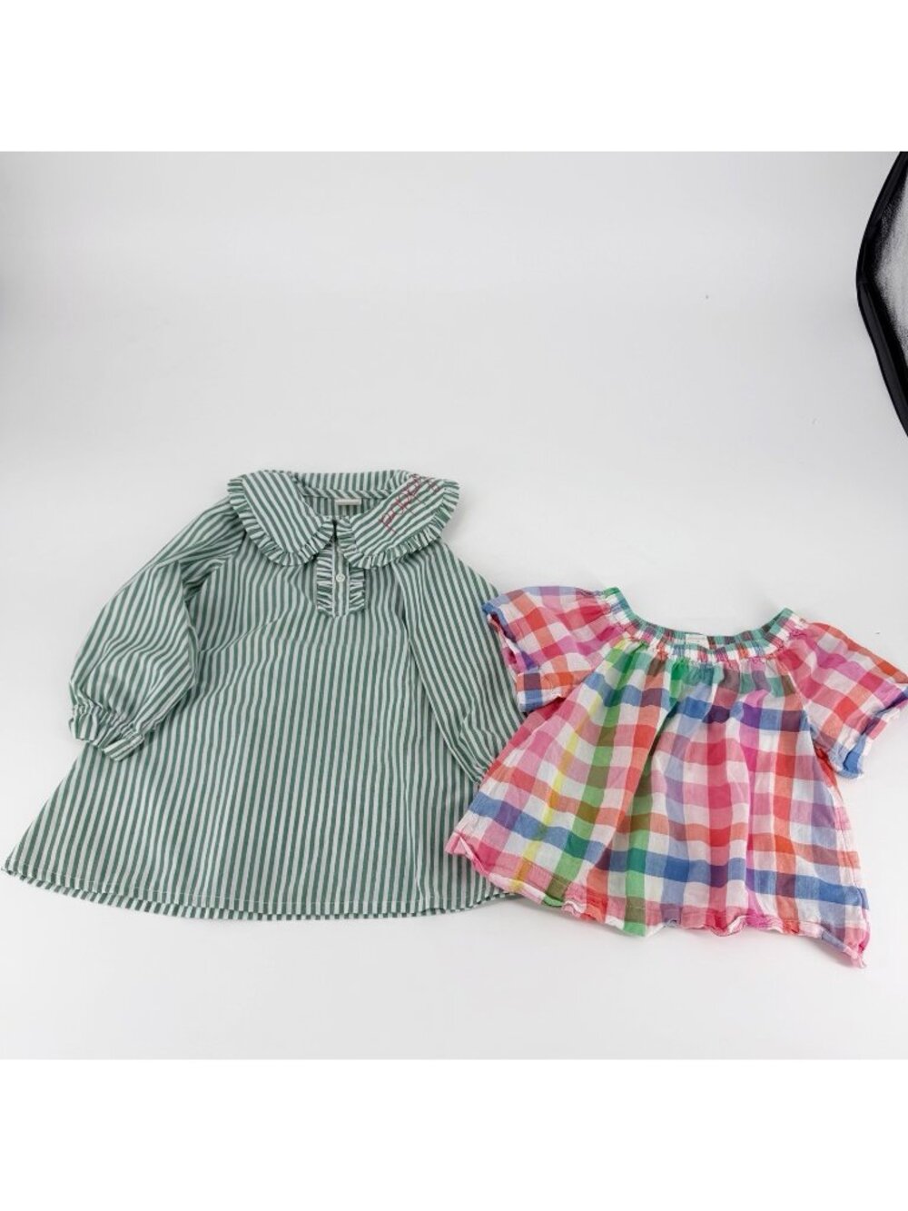 Bundle of 2 Crewcuts J. Crew Girls Clothes "Poppy" Embroidered Dress Size 3T